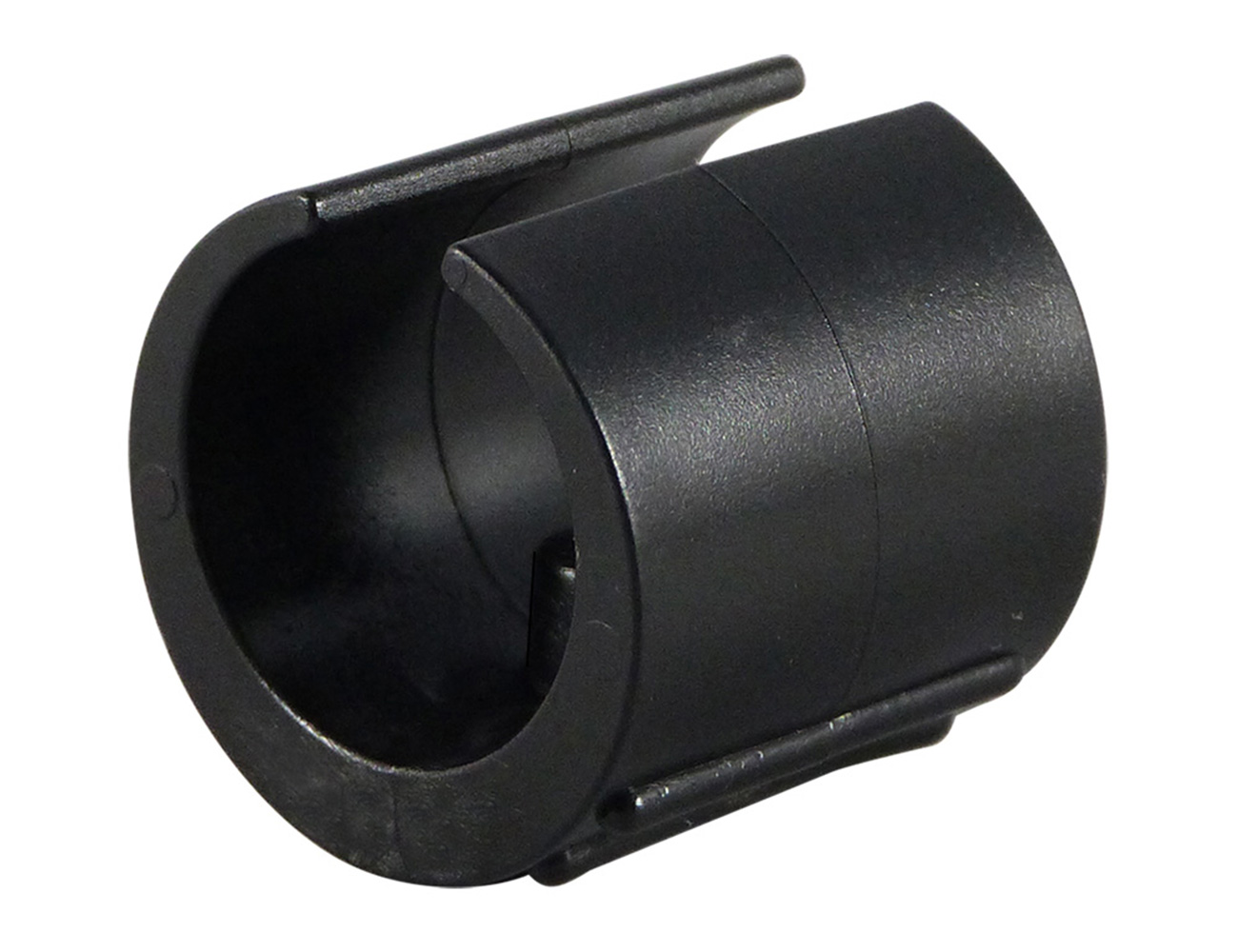 Self-clamping saddle feet with curved base - with peg